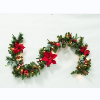 Pine garland with decoration...