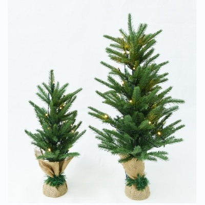PE. Pine tree with LED light...