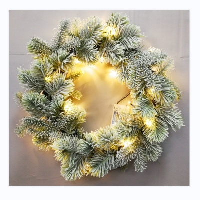 Pine wreath with decoration ...