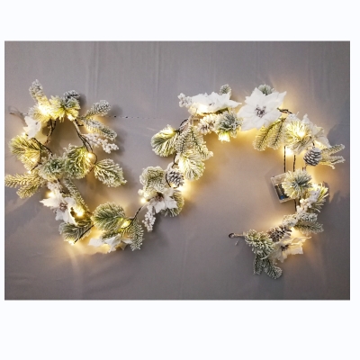 Pine garland with decoration...