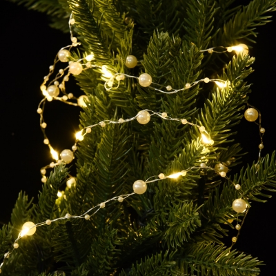 String lights with pearl,