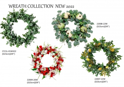 Spring and easter wreath