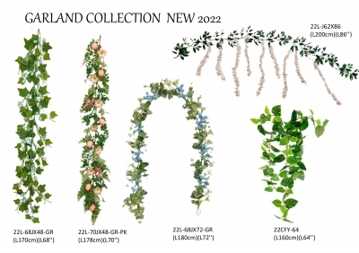 Spring and easter garland